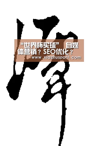“世界杯买球”
自媒体营销?SEO优化?每个营销人都该看看!(图2) 2026世界杯投注站官网